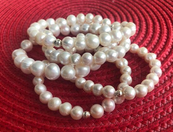 Pērļu rokas rota 8 mm