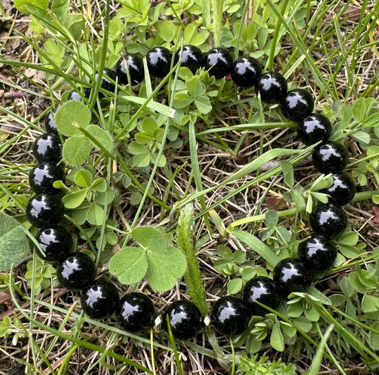 Obsidiāna aproce 8 mm