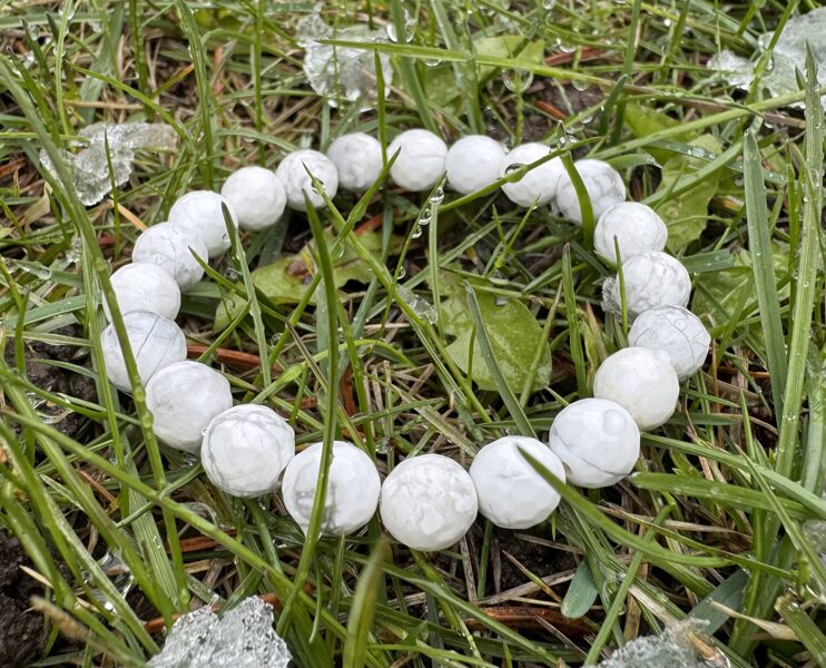 Hovlīta rokas rota 8 mm bumbiņām slīpētas